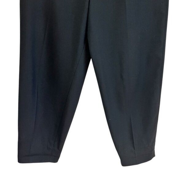 Babaton wool asymmetrical front carrot leg dress pants Sz 6 excellent condition - Picture 3 of 11